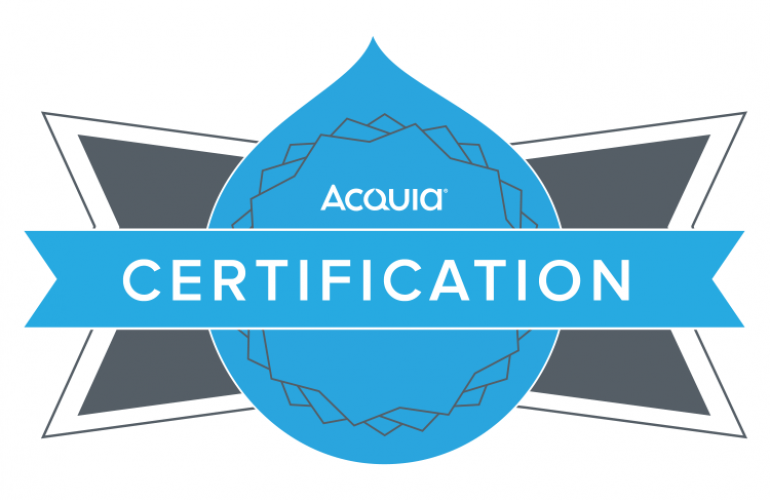 Acquia Certification badge